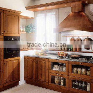 Timber wooden kitchen cupboard with high quality