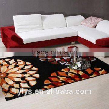 Modern Designt Embroidered Handcraft Carpet