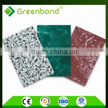 Greenbond reliable performance wall cladding aluminum composite panel