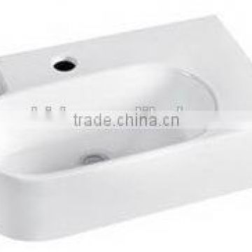 Rectangular Shape Ceramic Corner Hand Wash Basin Sizes
