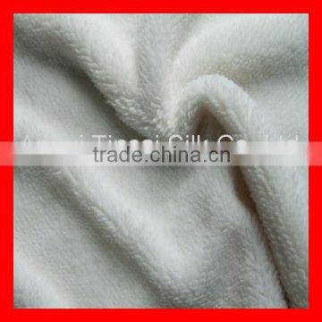 Polyester Plain Dyed Sherpa Fleece Fabric