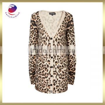 full print sweater for women long causal style high quality