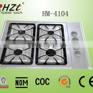 Stainless Steel Surface Material Industrial Gas Stove (HM-4104)