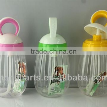 450ml bottl gourd water bottle with straw and handle