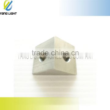 Made in Taiwan Aluminium CNC angle corner connector triangle mouldules corner connector