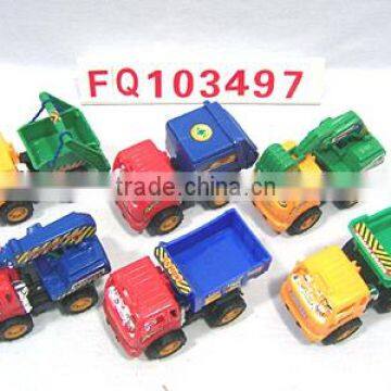 Friction solid color construction car(toy car,friction toy car,friction car)