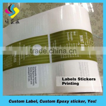 Hologram sticker labels maker with serial number printing