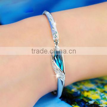 Fashion Sexy Crystal Chain Bracelet,Crystal charm Bangle Glitter Bracelet for Women, Luxury dazzling Austria Crystal bracelets