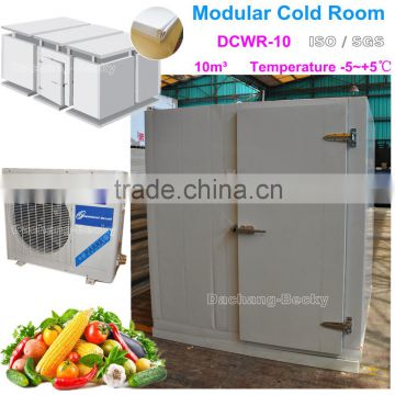 Modular cold room 10m3 of vegetable cold storage