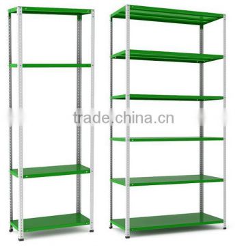 office department sloted angle steel shelf