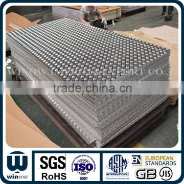 high precision aluminium checker plate floor