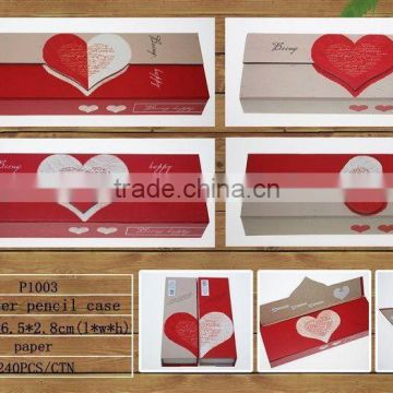 New hot product paper box for pen ECO-FRIENDLY /paper pencil case suppliers and manufactures