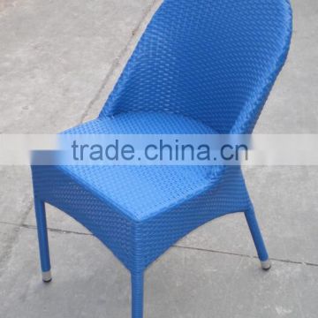 Colorful outdoor chair PE rattan chair outdoor children chair