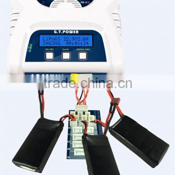 Newest GT Power PD 606 Charger 50w Power AC/DC LiPo LiFe 1-6 Cells Battery Charger Operating Simply