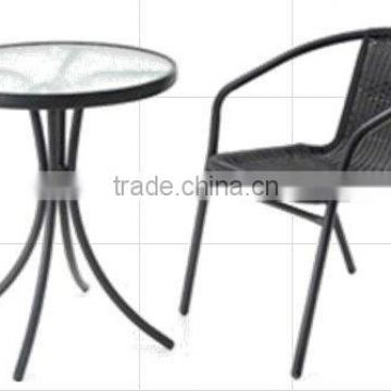 Hot sales M05451 table and chairs rattan