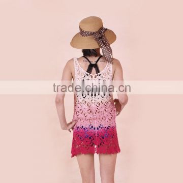 New summer women OEM brand sexy red lace dress