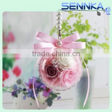 New best sell clear hanging glass balls for preserved flowers