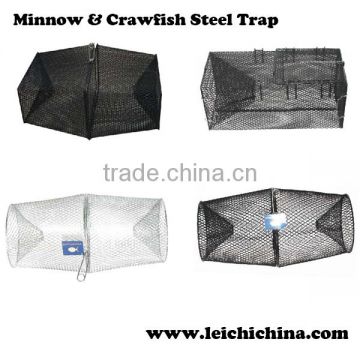 Wholesale steel crayfish crab fish trap net