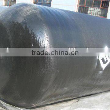 Solid polyurethane foam fender for ferry boat