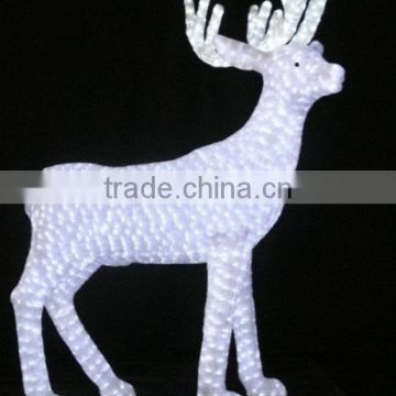 Festival outdoor IP65 light up large led acrylic reindeer