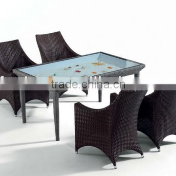 the most popular new design rattan/wicker dining room furniture