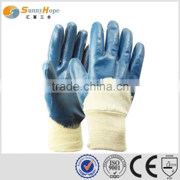 sunny hope Knit nitrile nylon work gloves