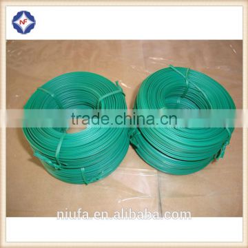 PE/PVC plastic coated single metal wire garden twist tie