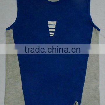 100% polyester sprots tank tops with printing