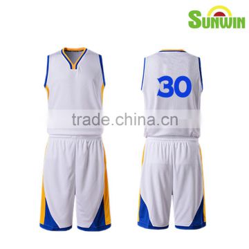 Warriors home basketball jersey uniform sublimated