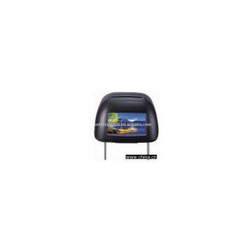 7 inch head rest monitor with DIVX/MP4/DVD and FM/IR transmitter