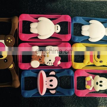 Girl's Cute Customized Animals Silicone Phone Case