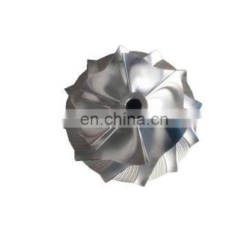 TD05H 16G reverse 48.30/68.01mm 6+6 blades high performance milling/aluminum 2618/BILLET compressor wheel for 49178-01560