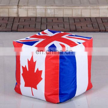 UK flag printed stool bean bag