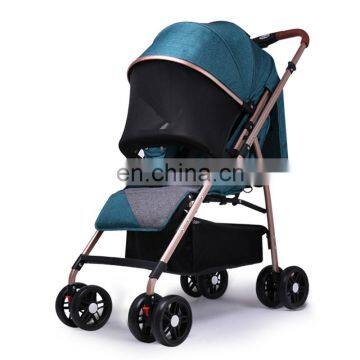 Cheap price lightweight baby buggy toddler baby boy strollers with canopy and cushion