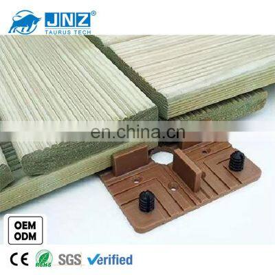 JNZ wholesale wpc decking accessories composite decking clips plastic tile deck connector