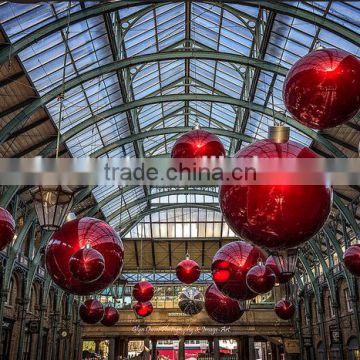 2015 big christmas ball commercial christmas display for shopping mall