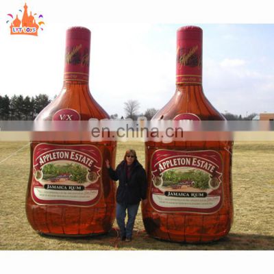 Wholesales professional inflatable jagermeister liquor bottle giant inflatable beer bottle