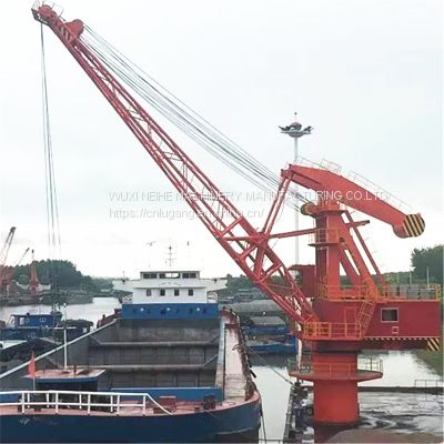 20ton Fixed Lattice Boom Dock Crane Can Equip with Grab