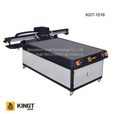 Top Selling KINGT 1016 Small Flatbed UV Printer For Acrylic KT-board Advertisement sign board printing machine