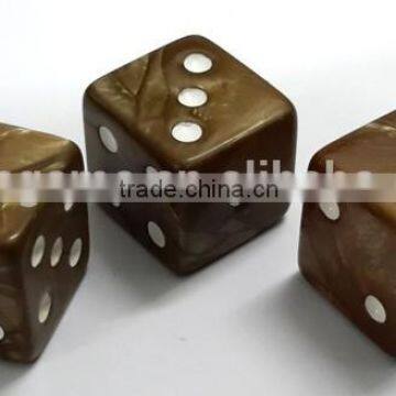 High quality resin classroom dice set