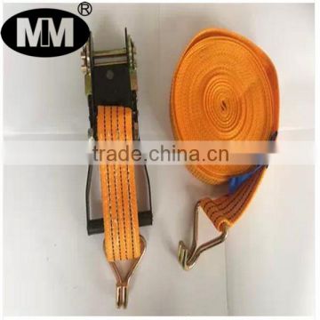 Polyester webbing sling container lashing belt with no hook