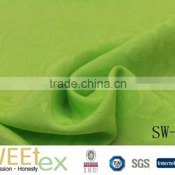 shaoxing textile 100% traditional nation floral viscose rayon jacquard dobby challis fabric