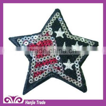Decorative Five-Star Shape Sequin Applique For Accessory