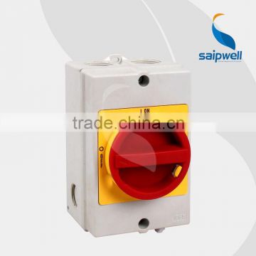 SAIP/SAIPWELL China 32A Waterproof Electrical miniature rotary switch