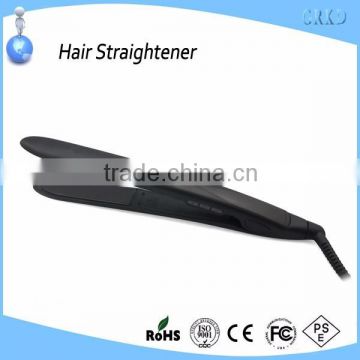 Best selling jet black ceramic hair straightener