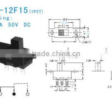 SS-12F15 slide switch