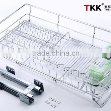 TKK Kitchen Cabinet Soft Close Pull Out Wire Storage Drawer Basket