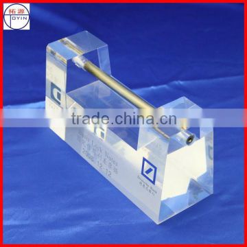 acrylic paperweight stand/acrylic blocks paperweight