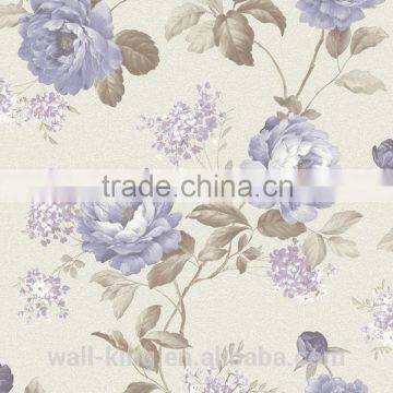 beautiful flower country style wallcovering 2014