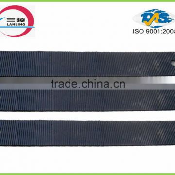 Loading weight 60kg grooved Turnout rubber plate